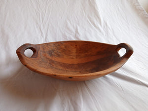 18" Large Indigenous Oval Bowl with Handles