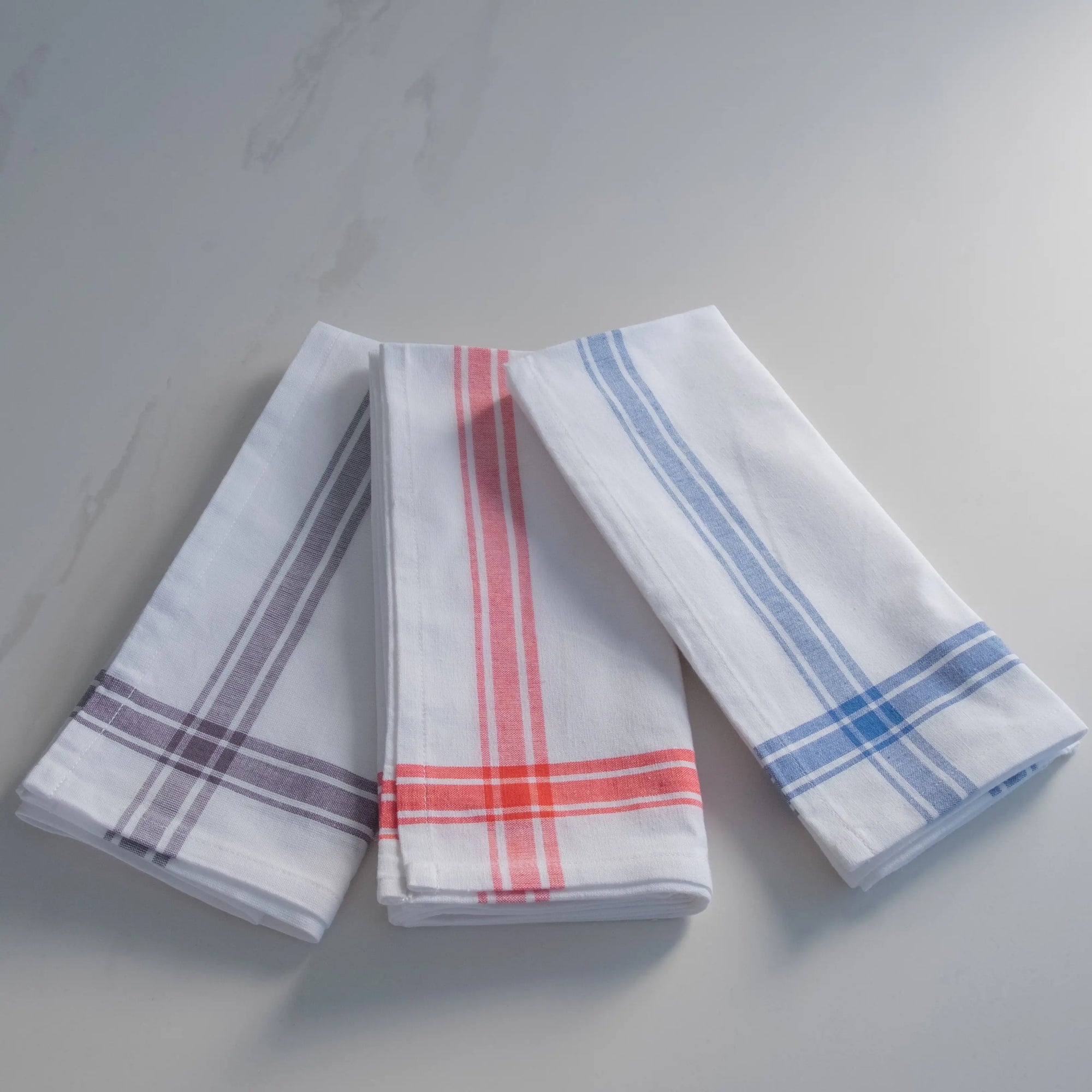 Red French Classic Cotton Kitchen Towels