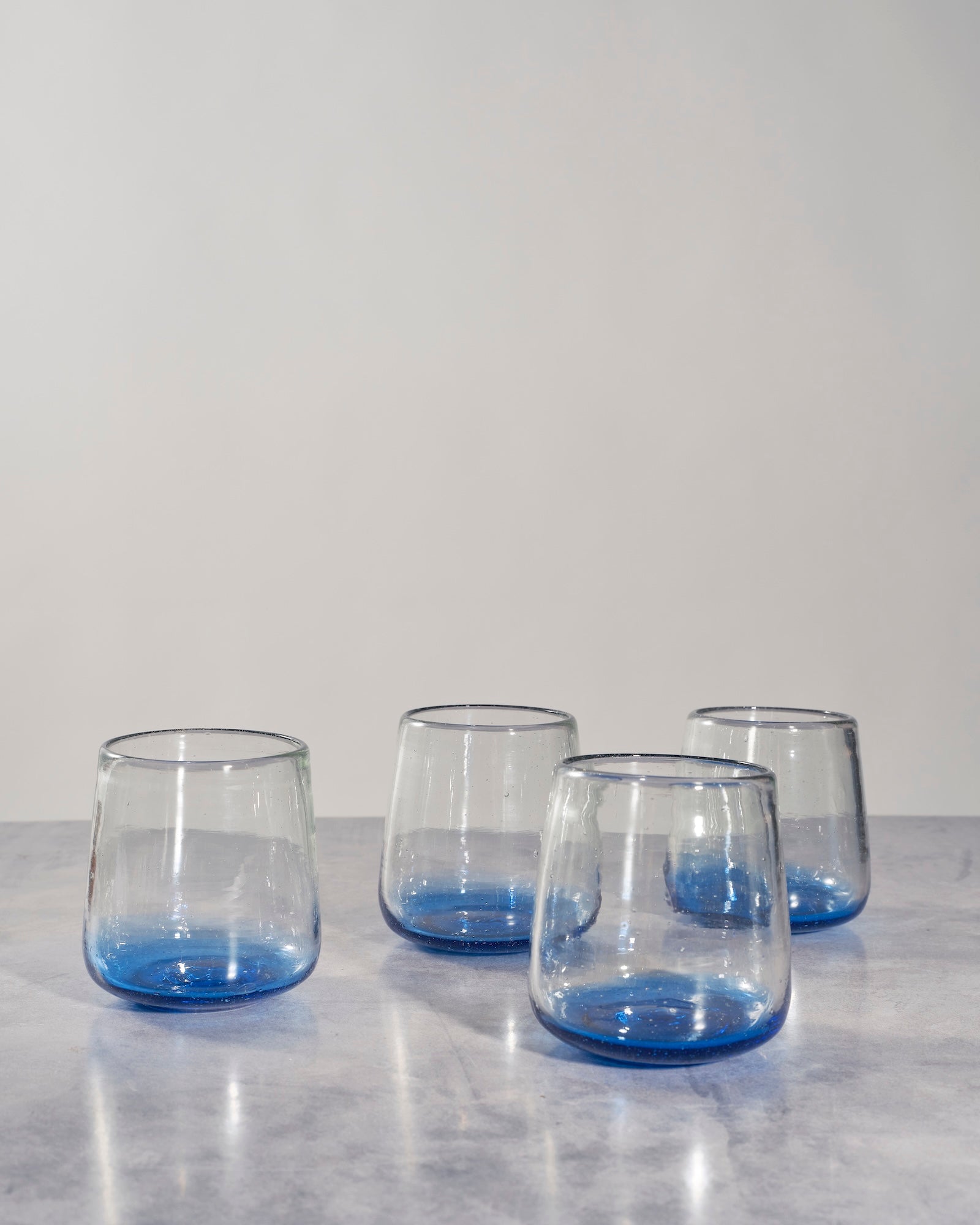 Blue Ombre Drinking Glass