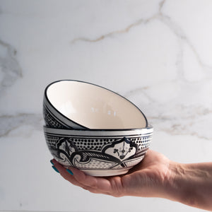 Hand Painted Haqima Ceramic Cereal Bowl