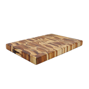 Butcher Block Cutting Board in Teak Wood