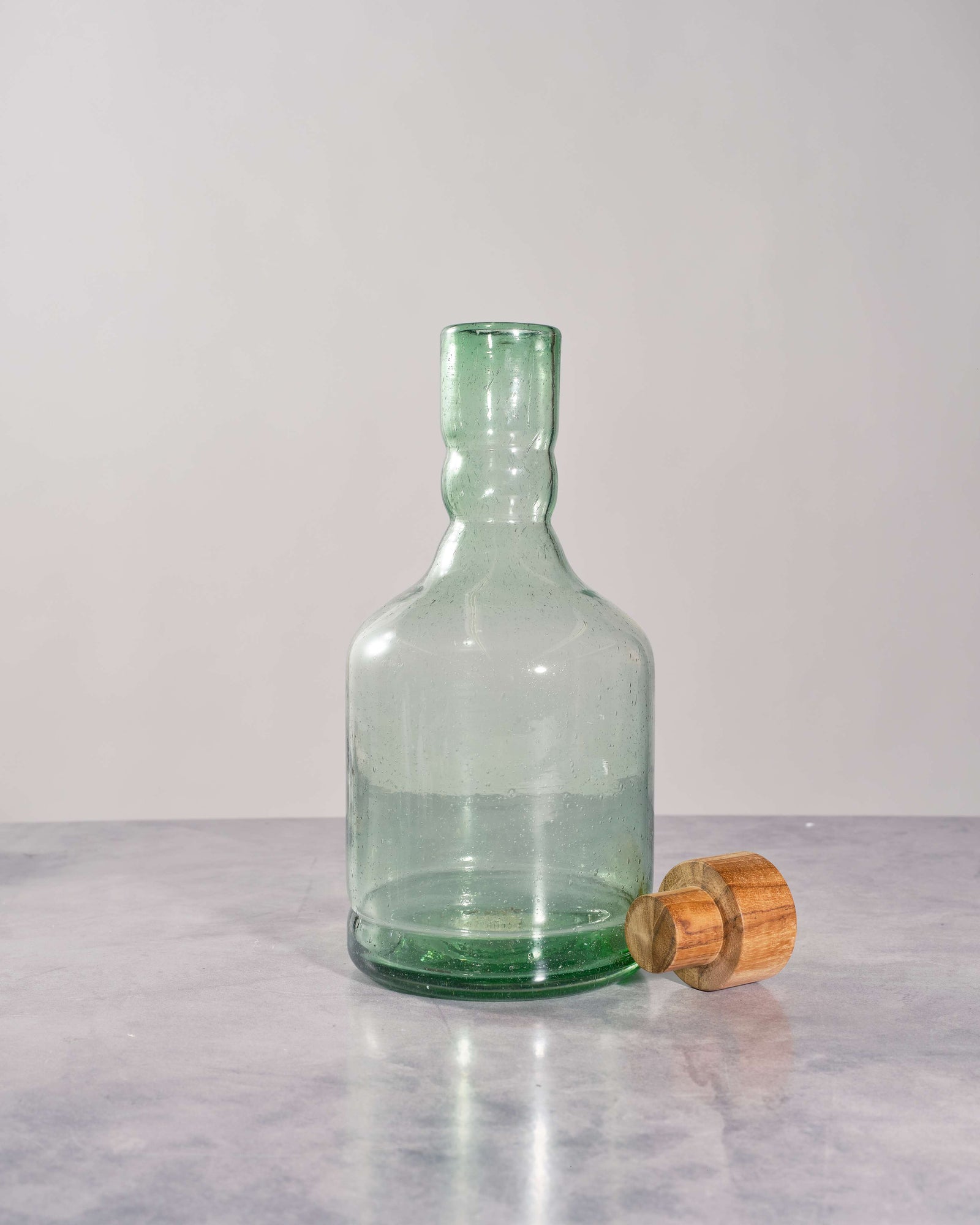 Green decanter/bottle