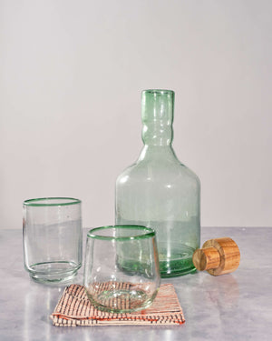 Green decanter/bottle