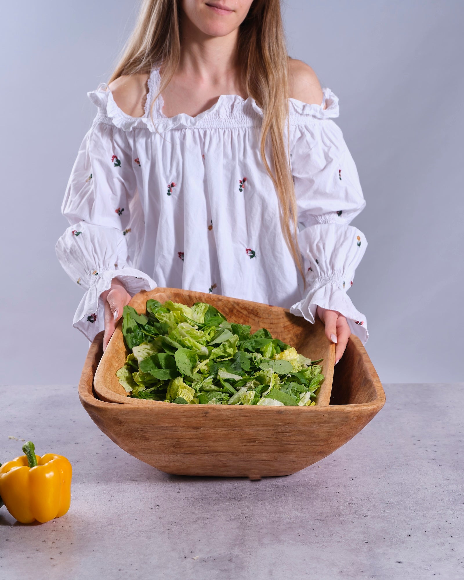 17" Large Nesting Square Bowl