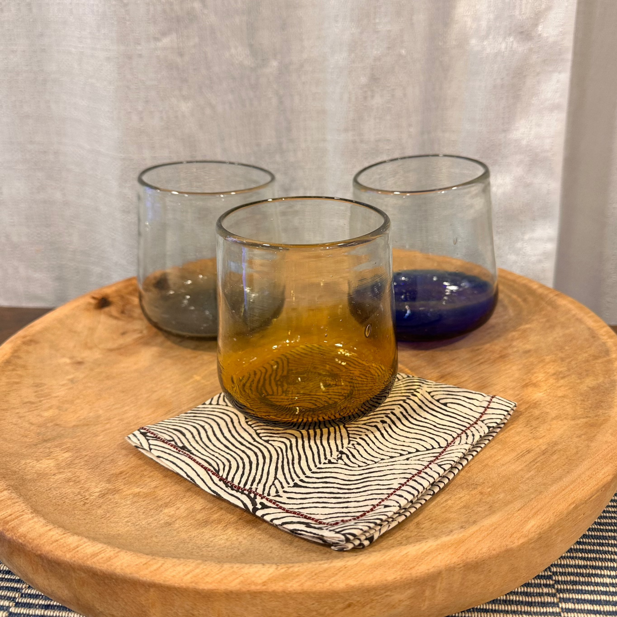 Blue Ombre Drinking Glass