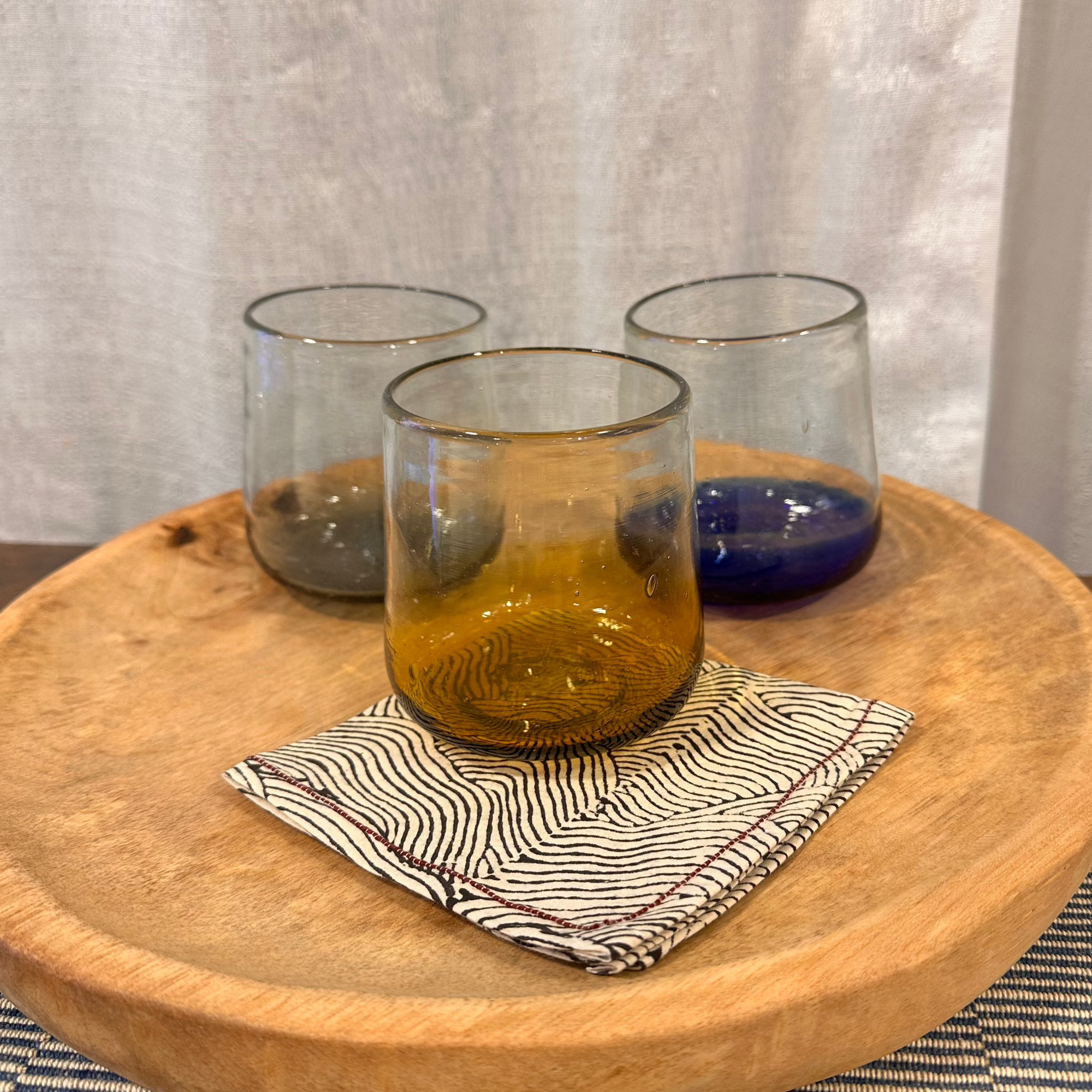 Black Ombre Drinking Glass