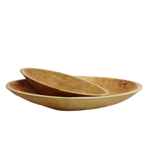 Small OVAL Wood Bowl - 19 Inches