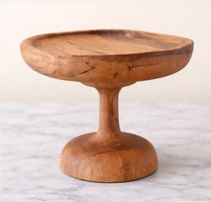 Small Wood Cake Stand