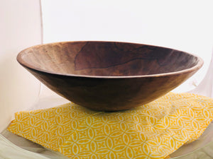 Hand Carved DEEP Wood Bowl 24 inch