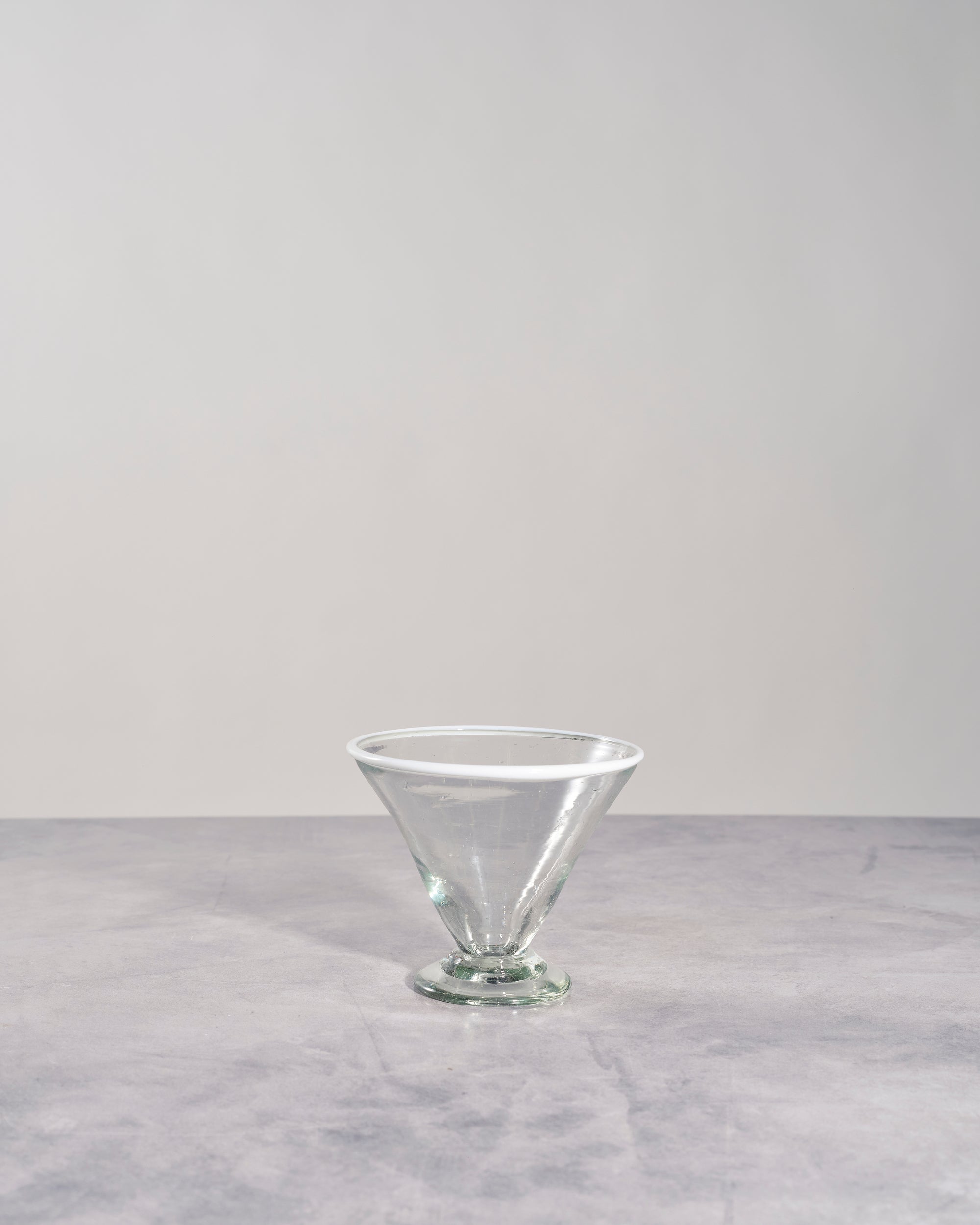 White Rim Margarita Glass
