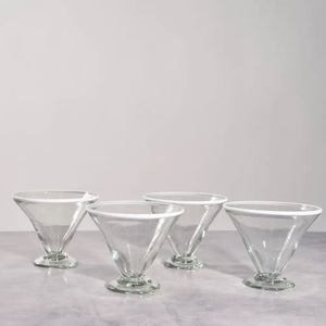 White Rim Margarita Glass