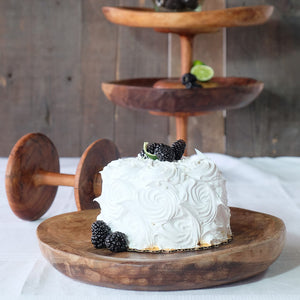 Wood Cake Stand