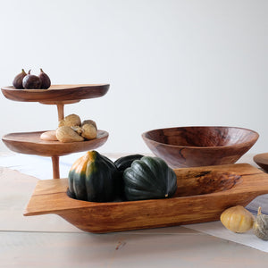 Wood Cake Stand