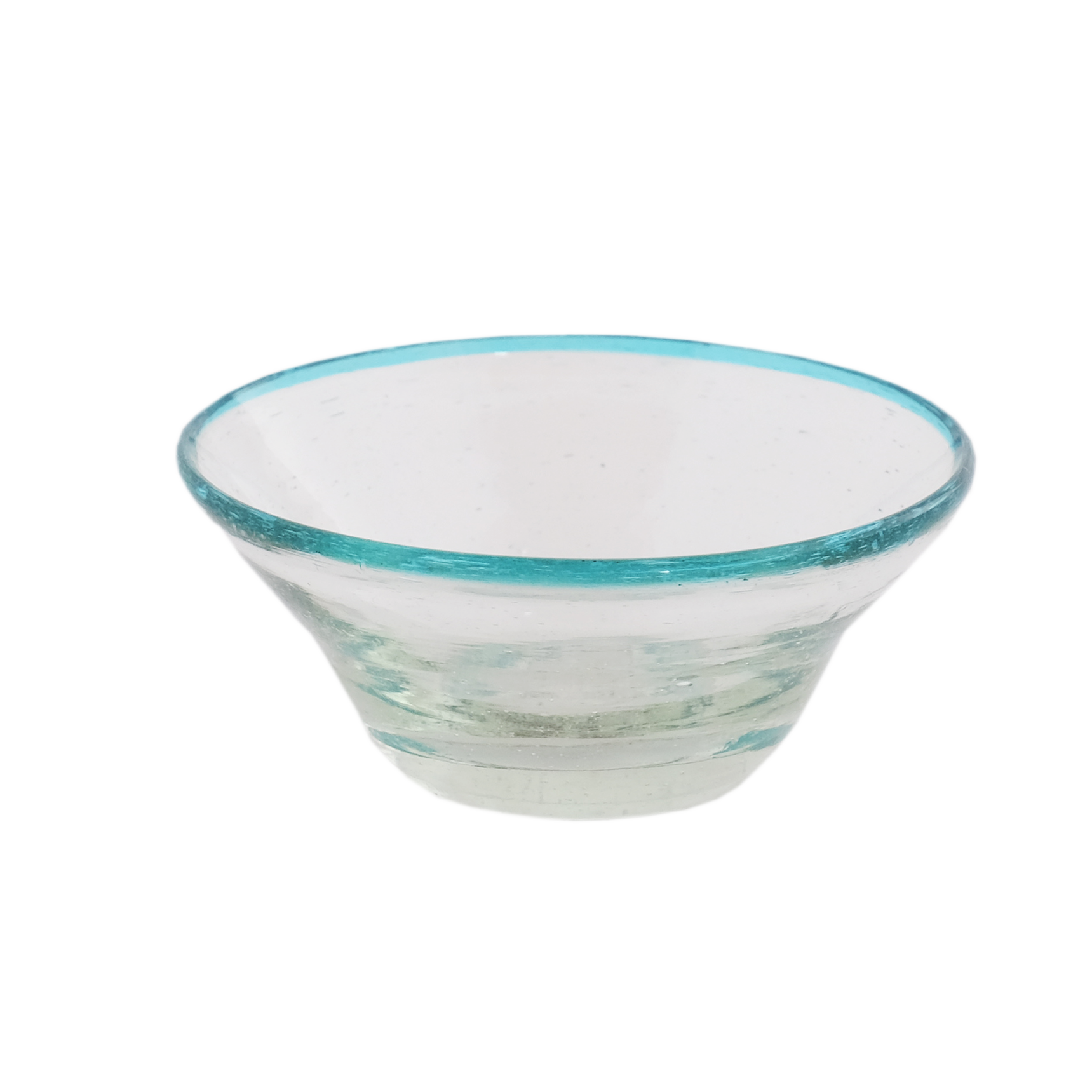 Tiny Aqua Rim Bowl