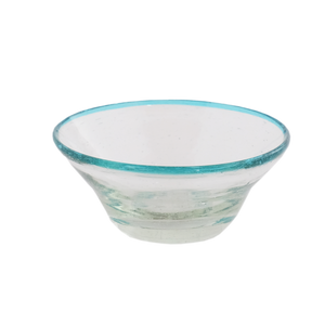 Tiny Aqua Rim Bowl