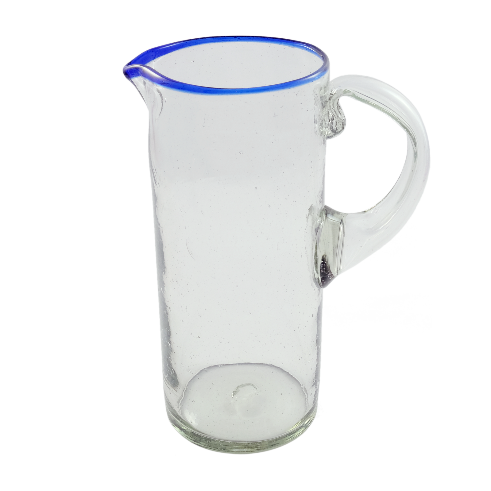 Blue Rim Pitcher