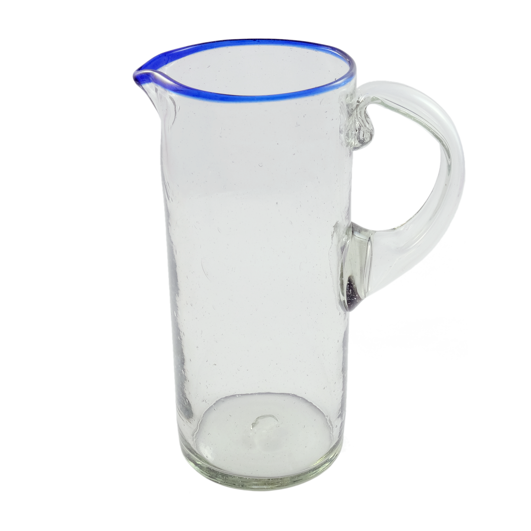 Blue Rim Pitcher