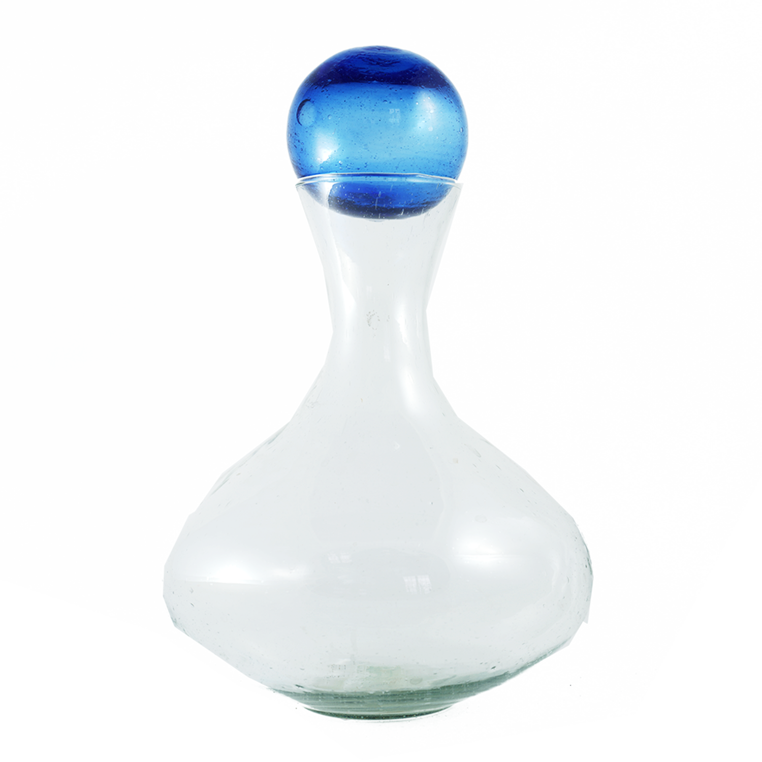 Large Roly poly Decanter with Glass Topper