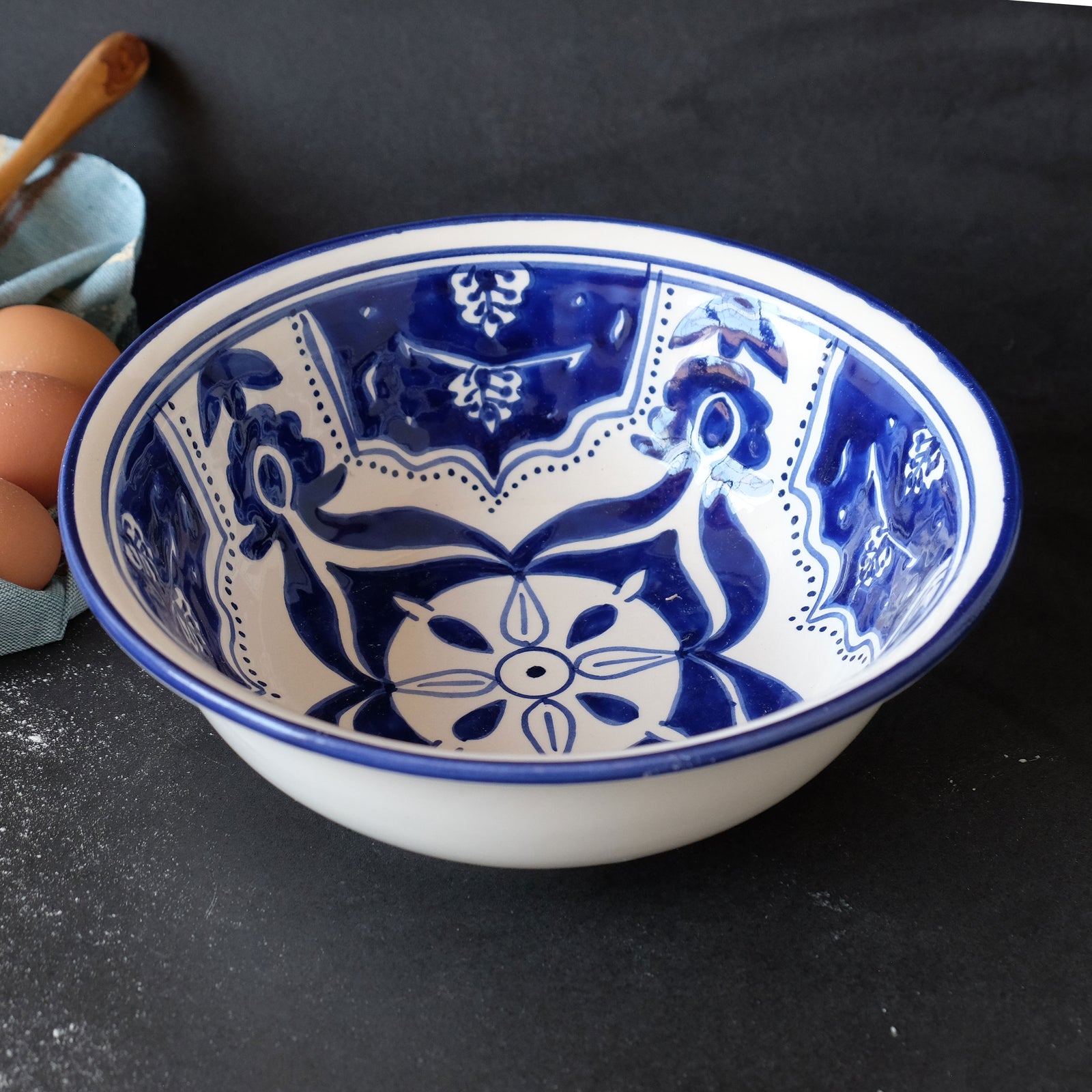 Nigella Cobalt Med Deep Bowl 10"D