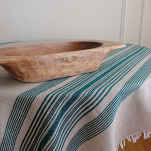 Wheat with Pine Stripes Tablecloth