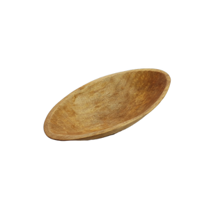 19" Small OVAL Wood Bowl