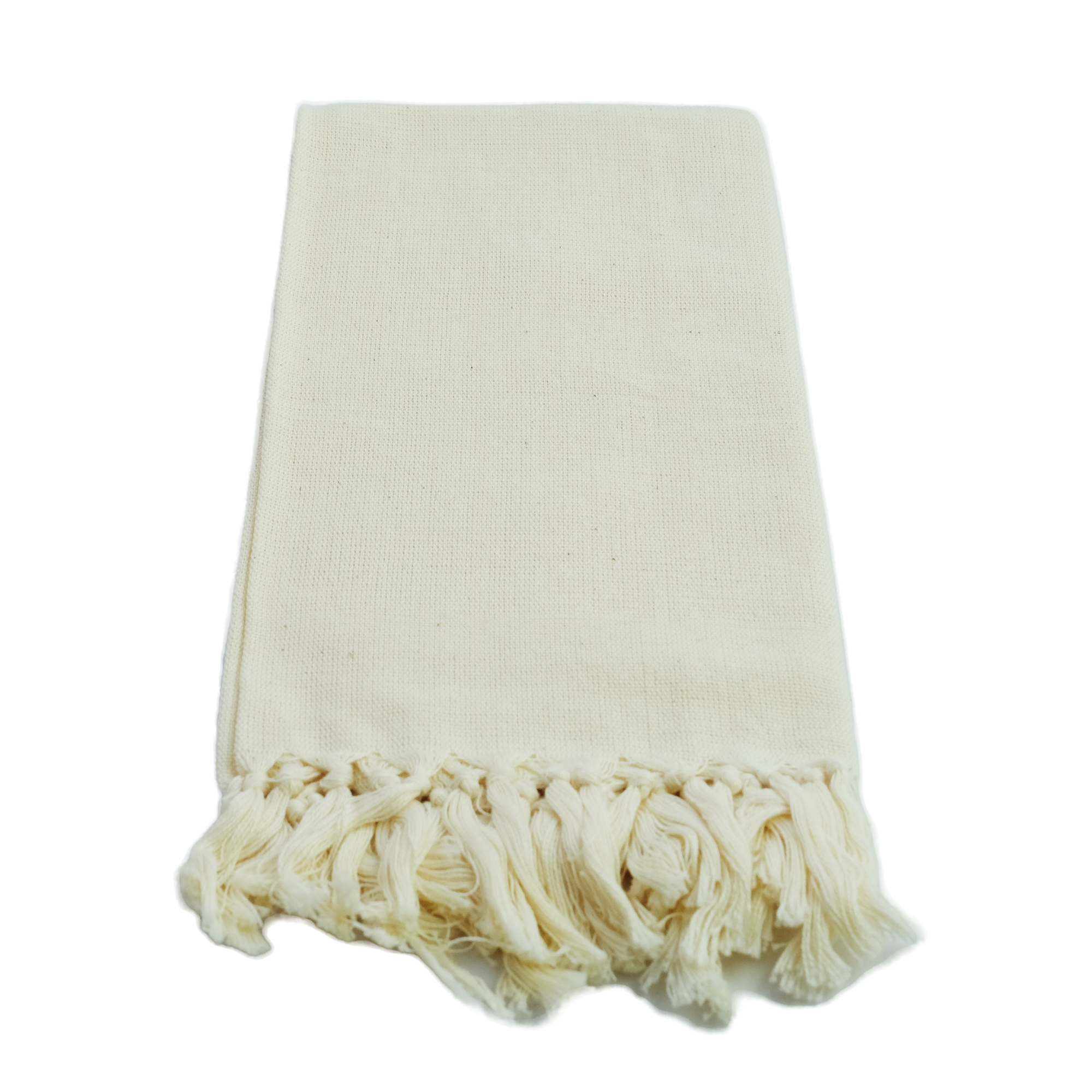 Solid Natural Napkin with Fringe