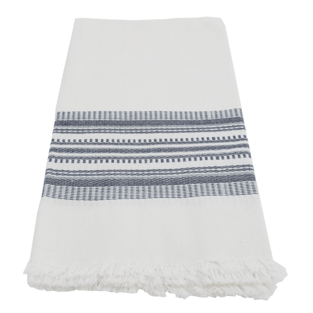 Slate Antigua Stripe Towel