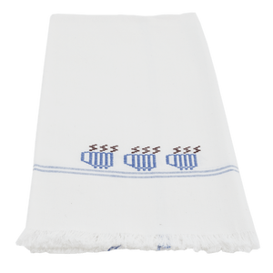 Blue 3 Mugs Towel