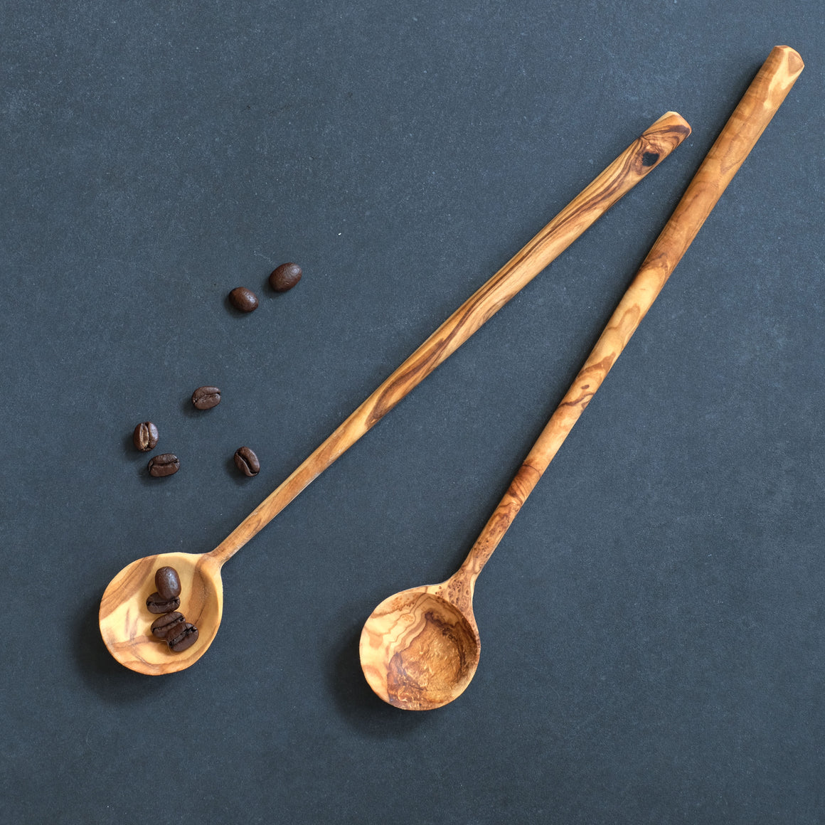 11" Olive Wood Tasting Spoon