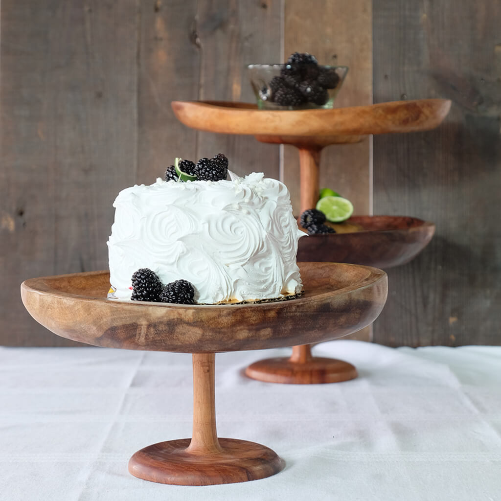 Wood Cake Stand