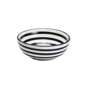 Black Stripe Cereal Bowl