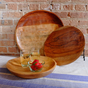 14" Medium Ola Wood Platter